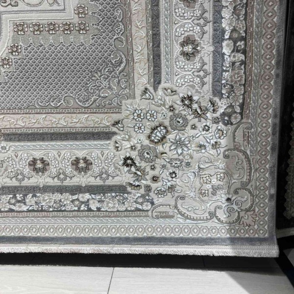 Miral Turkish Classic Rug EK26A cream Dark grey Size 500*700