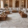 Miral Turkish Classic Rug EK26A Light gray Size 400*800