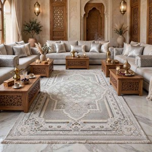 Miral Turkish Classic Rug EK26A Light gray Size 400*800