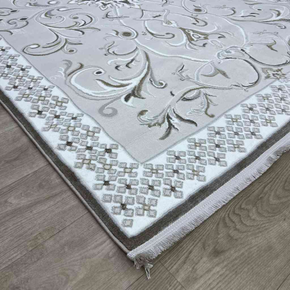 سجاد تركي نرمين نقش فرنسي AM77A كريم بيج فاتح مقاس 100*200 سجاد تركي نرمين نقش فرنسي AM77A كريم بيج فاتح مقاس 100*200