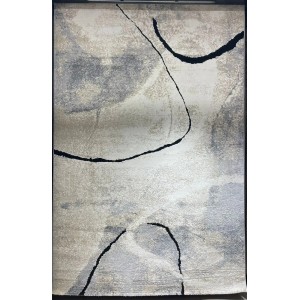 Turkish Opera Carpet HD24A White dark gray Size 50*80
