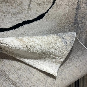 Turkish Opera Carpet HD24A White dark gray Size 50*80