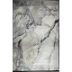 سجاد اوبرا تركي HD33A ابيض رصاصي غامق مقاس 100*200 - سجاد مودرن