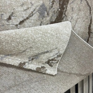 سجاد اوبرا تركي HD33A ابيض فيزون غامق مقاس 100*300