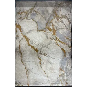 سجاد اوبرا تركي HD33A ابيض ذهبي مقاس 300*400