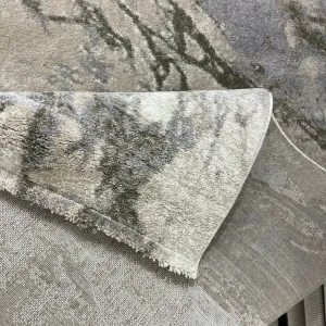 سجاد اوبرا تركي HD33A ابيض اخضر مقاس 100*200