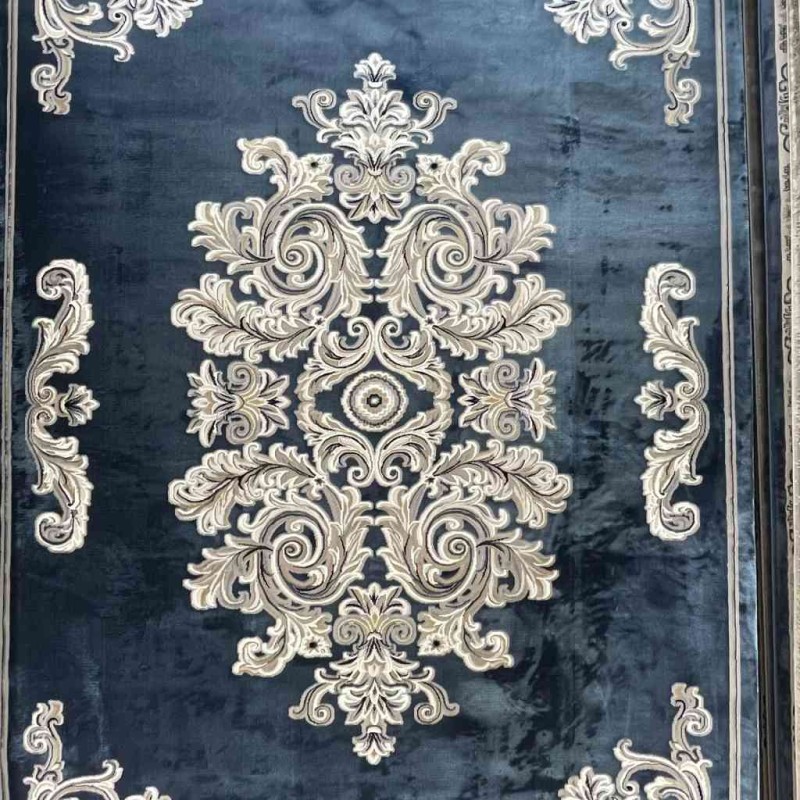 سجاد تركي باريس 32126A سماوي مقاس 50*80