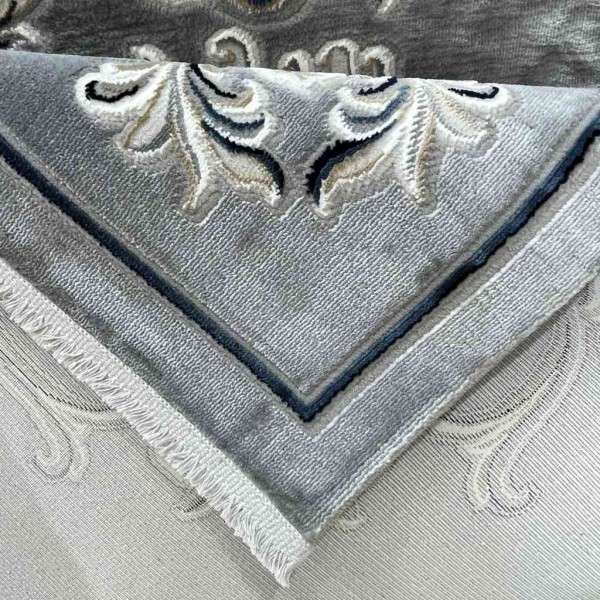 Turkish rugs Paris 32126A gray size 100*300