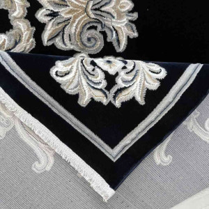 سجاد تركي باريس 32126A كحلي مقاس 50*80 سجاد تركي باريس 32126A كحلي مقاس 50*80