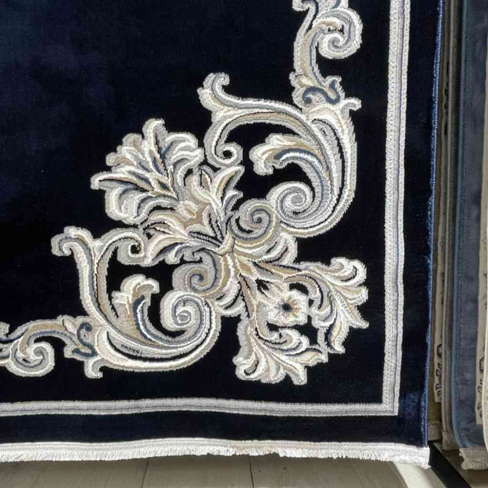 سجاد تركي باريس 32126A كحلي مقاس 50*80 سجاد تركي باريس 32126A كحلي مقاس 50*80