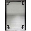 سجاد تركي برواز مودرن 43 ابيض اسود مقاس 150*220