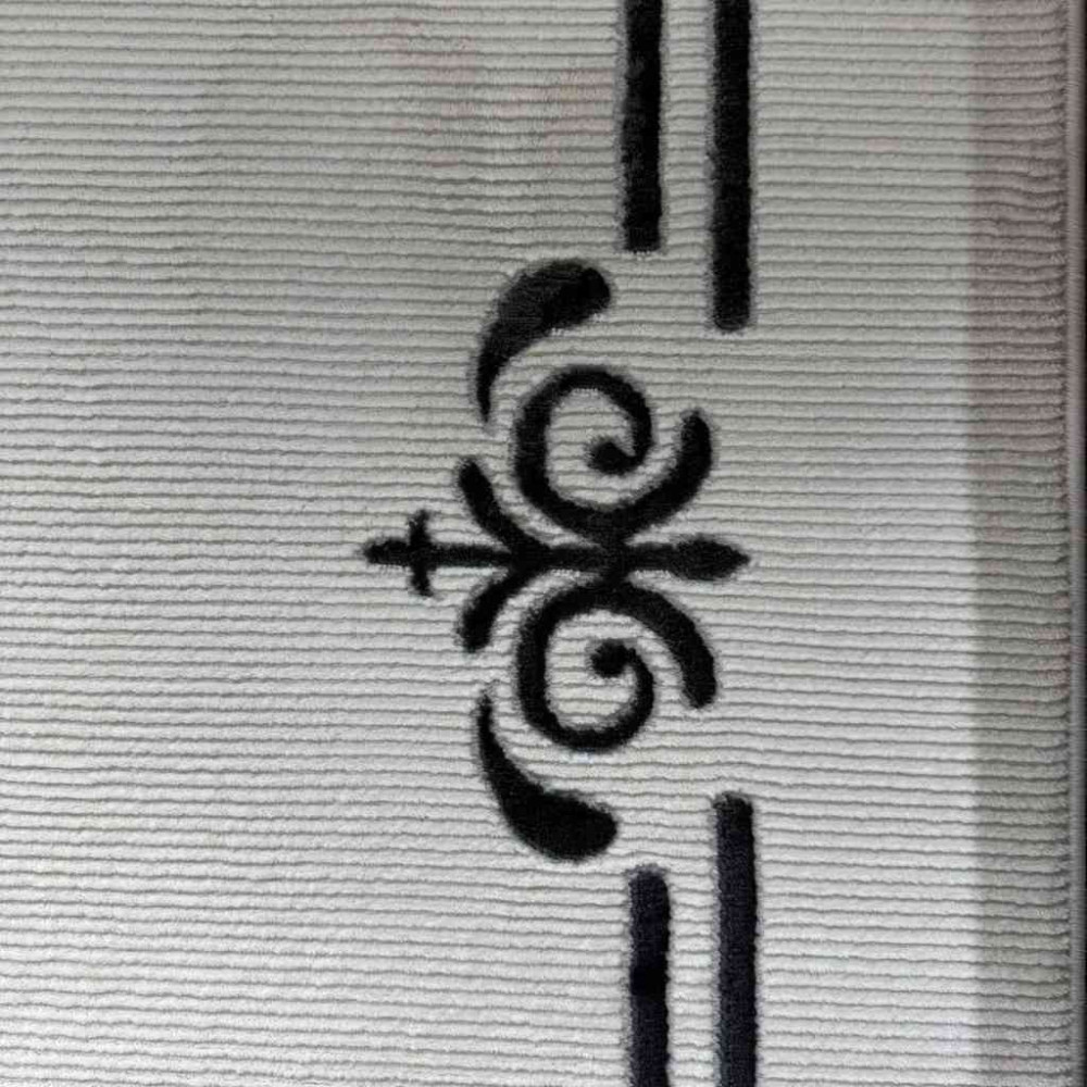 سجاد تركي برواز مودرن 76 ابيض اسود مقاس 50*80 سجاد تركي برواز مودرن 76 ابيض اسود مقاس 50*80