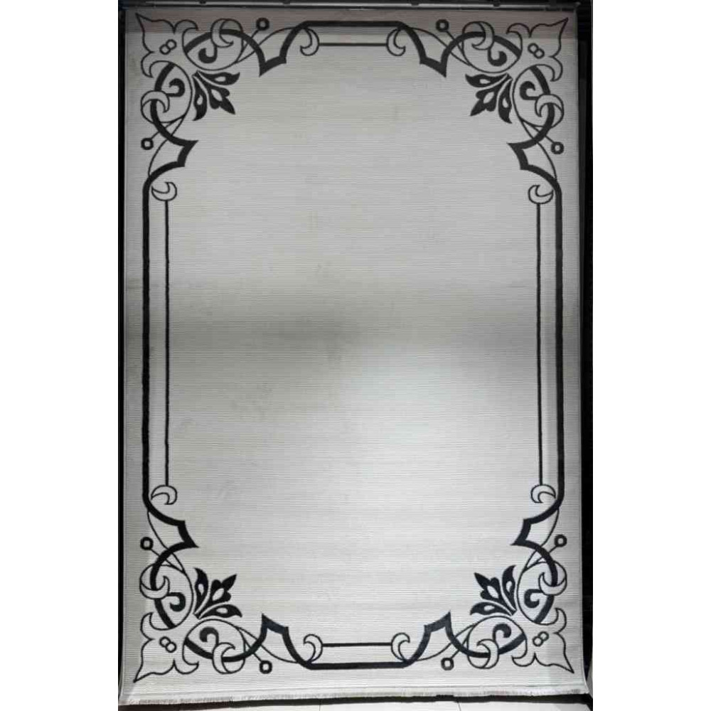 سجاد تركي برواز مودرن 80 ابيض اسود مقاس 50*80 سجاد تركي برواز مودرن 80 ابيض اسود مقاس 50*80