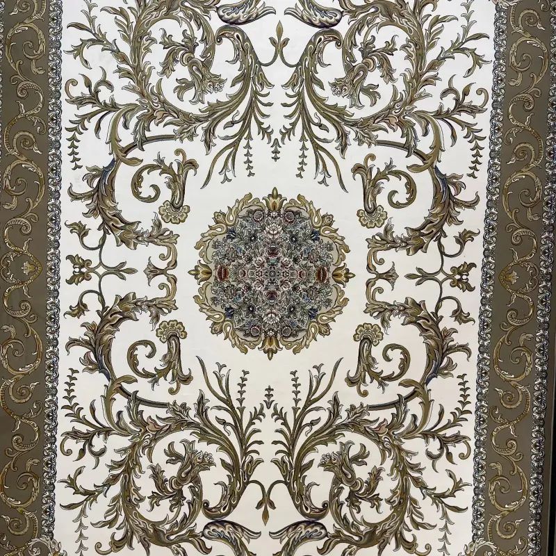 سجاد ايراني سيلا 100164 بيج مقاس 400*800 - سجاد ايراني
