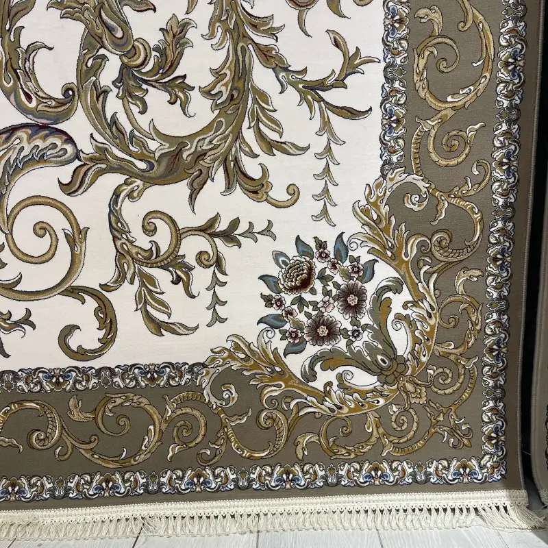 سجاد ايراني سيلا 100164 بيج مقاس 400*800 - سجاد ايراني