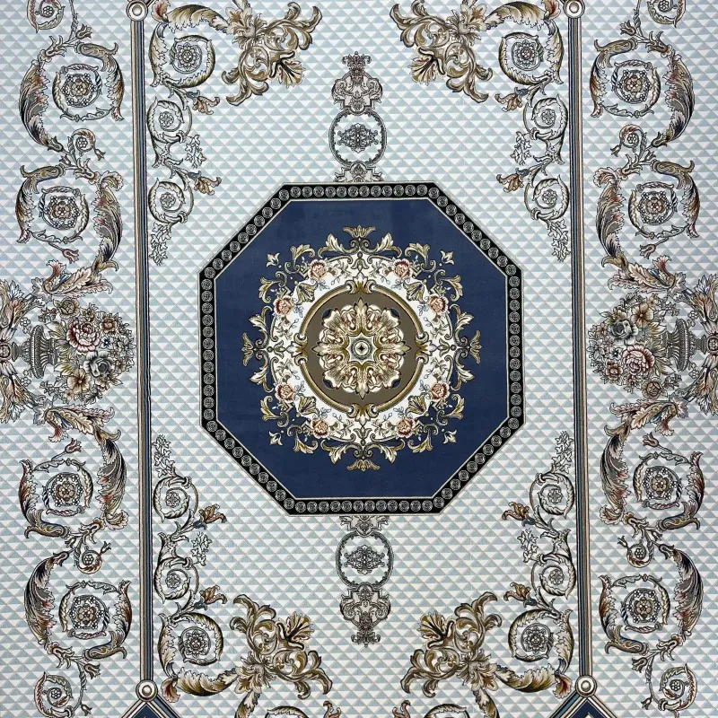 سجاد ايراني سيلا 100124 بيج فاتح مقاس 400*500