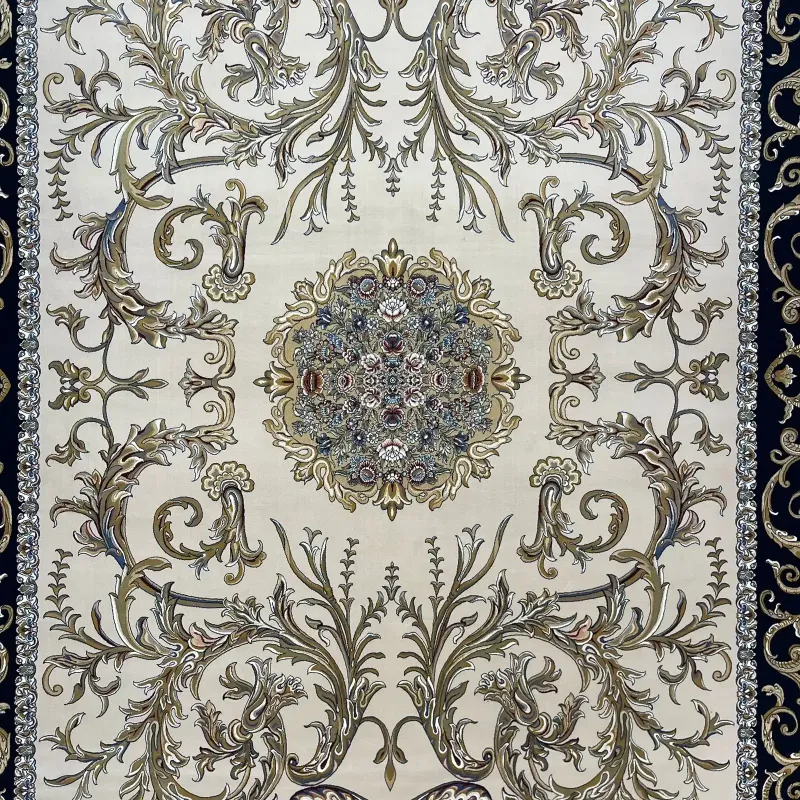 سجاد ايراني سيلا 100159 كحلي مقاس 200*200