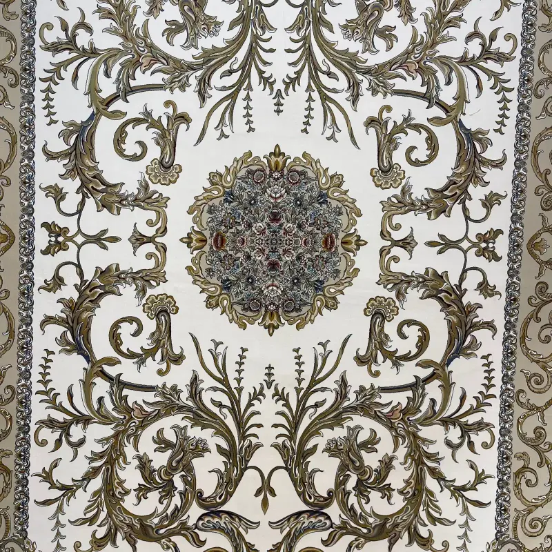 سجاد ايراني سيلا 100161 كريم مقاس 400*500 - سجاد ايراني