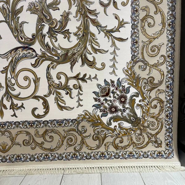 سجاد ايراني سيلا 100161 كريم مقاس 400*800