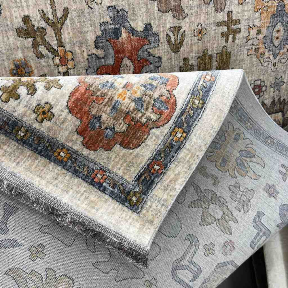 سجاد بوهيمي تركي تكنو KO35A بيج مولتي مقاس 80*150