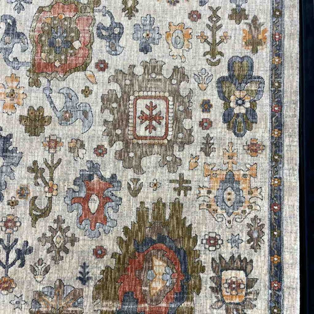 سجاد بوهيمي تركي تكنو KO35A بيج مولتي مقاس 80*150