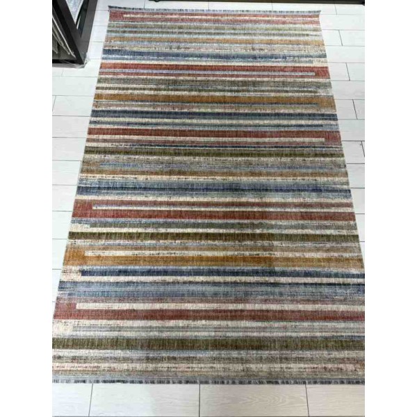 Turkish Bohemian Techno Rug KO38B Beige Multi Size 150*220