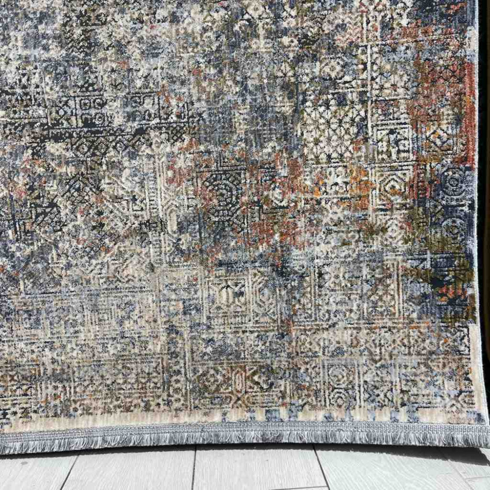 سجاد بوهيمي تركي تكنو KO41A بيج مولتي مقاس 150*220