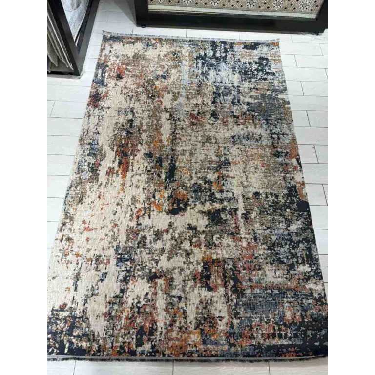 Turkish Bohemian Techno Rug KO50A Beige Multi Size 150*220