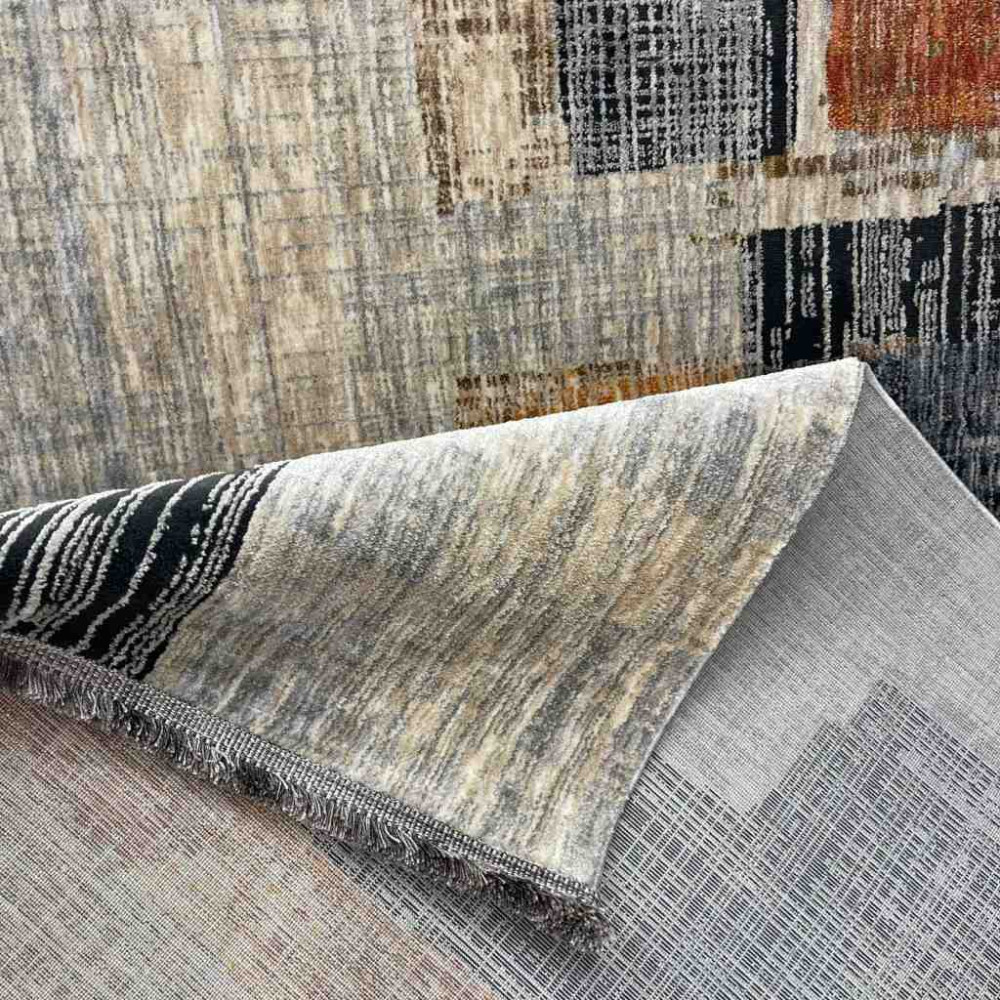 سجاد بوهيمي تركي تكنو KO53A بيج مولتي مقاس 400*500