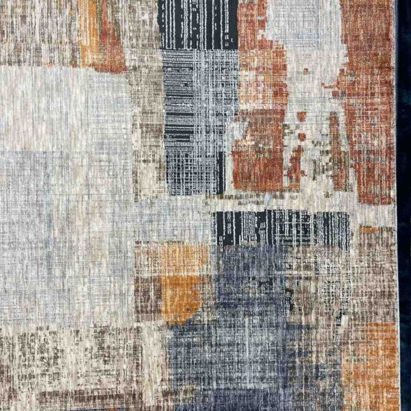 Turkish Bohemian Techno Rug KO53A Beige Multi Size 80*150