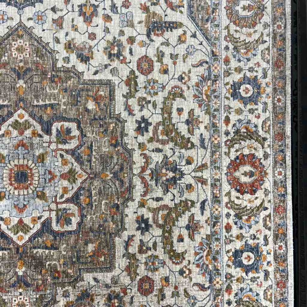 سجاد بوهيمي تركي تكنو KO65A بيج مولتي مقاس 150*220