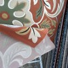 Turkish rug ANATOLIA French pattern D0036 CORAL COKME TILE size 80*150