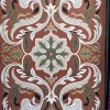 Turkish rug ANATOLIA French pattern D0036 CORAL COKME TILE size 80*150