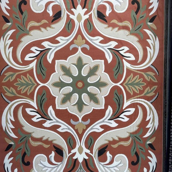 Turkish rug ANATOLIA French pattern D0036 CORAL COKME TILE size 80*150