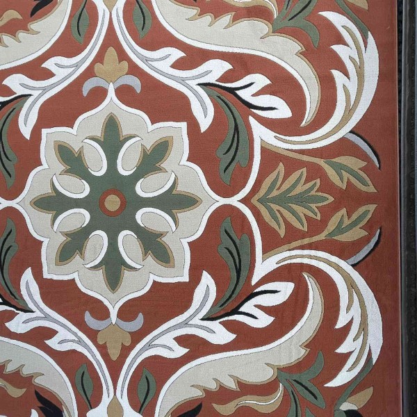 Turkish rug ANATOLIA French pattern D0036 CORAL COKME TILE size 80*150