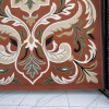 Turkish rug ANATOLIA French pattern D0036 CORAL COKME TILE size 80*150