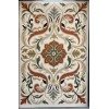 Turkish rug ANATOLIA French pattern D0036 WHITE COKME size 80*150