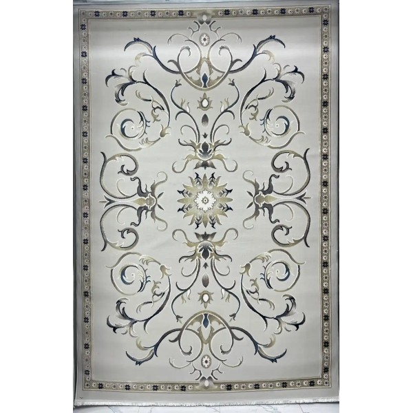 Turkish Bosan rug French pattern palaces 007115 beige size 50*80