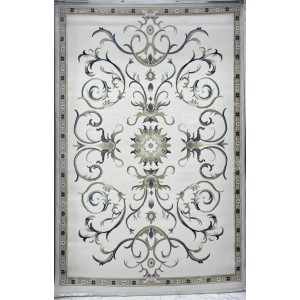 Turkish Bosan rug French pattern palaces 007115 cream SHRINK size 80*150