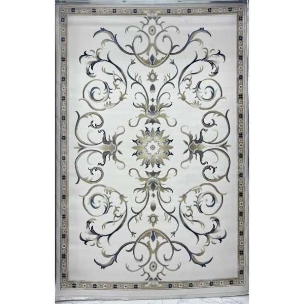 Turkish Bosan rug French pattern palaces 007115 cream SHRINK size 80*150