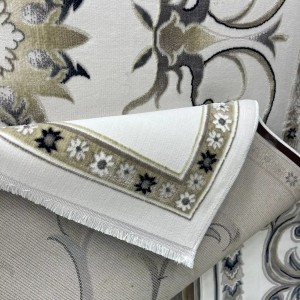 Turkish Bosan rug French pattern palaces 007115 cream SHRINK size 80*150