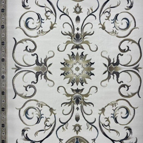 Turkish Bosan rug French pattern palaces 007115 cream SHRINK size 80*150