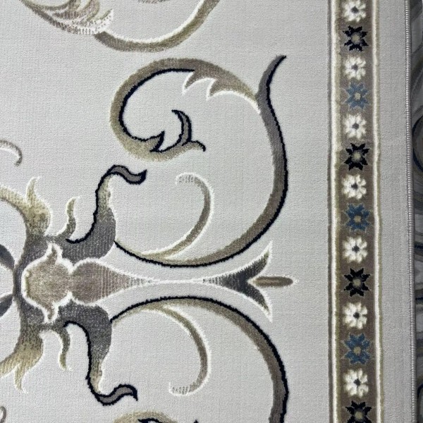 Turkish Bosan rug French pattern palaces 007115 vizon size 100*200