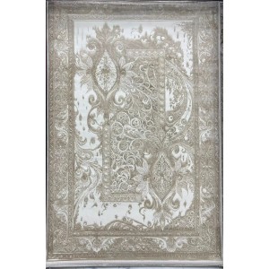 سجاد نيو بوهيمي تركي كاشان ثري دي 8339B كريم مقاس 150*220