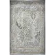 سجاد نيو بوهيمي تركي كاشان ثري دي 8339B رصاصي مقاس 100*200