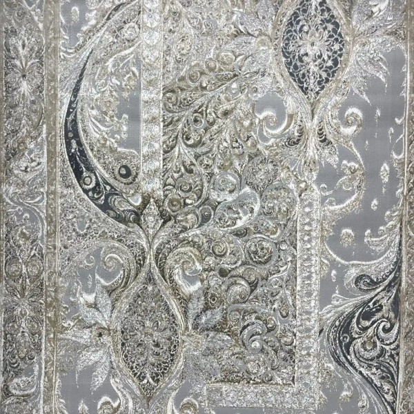 New Bohemian Turkish Kashan 3D Carpet 8339B gray Size 200*300