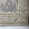 New Bohemian Turkish Kashan 3D Carpet 8339B gray Size 200*300