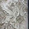 New Bohemian Turkish Kashan 3D Carpet 8555A vizon Size 100*200