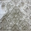 New Bohemian Turkish Kashan 3D Carpet 8555A vizon Size 100*200