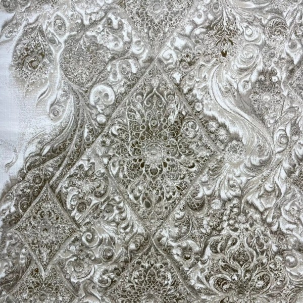 New Bohemian Turkish Kashan 3D Carpet 8555A vizon Size 100*200
